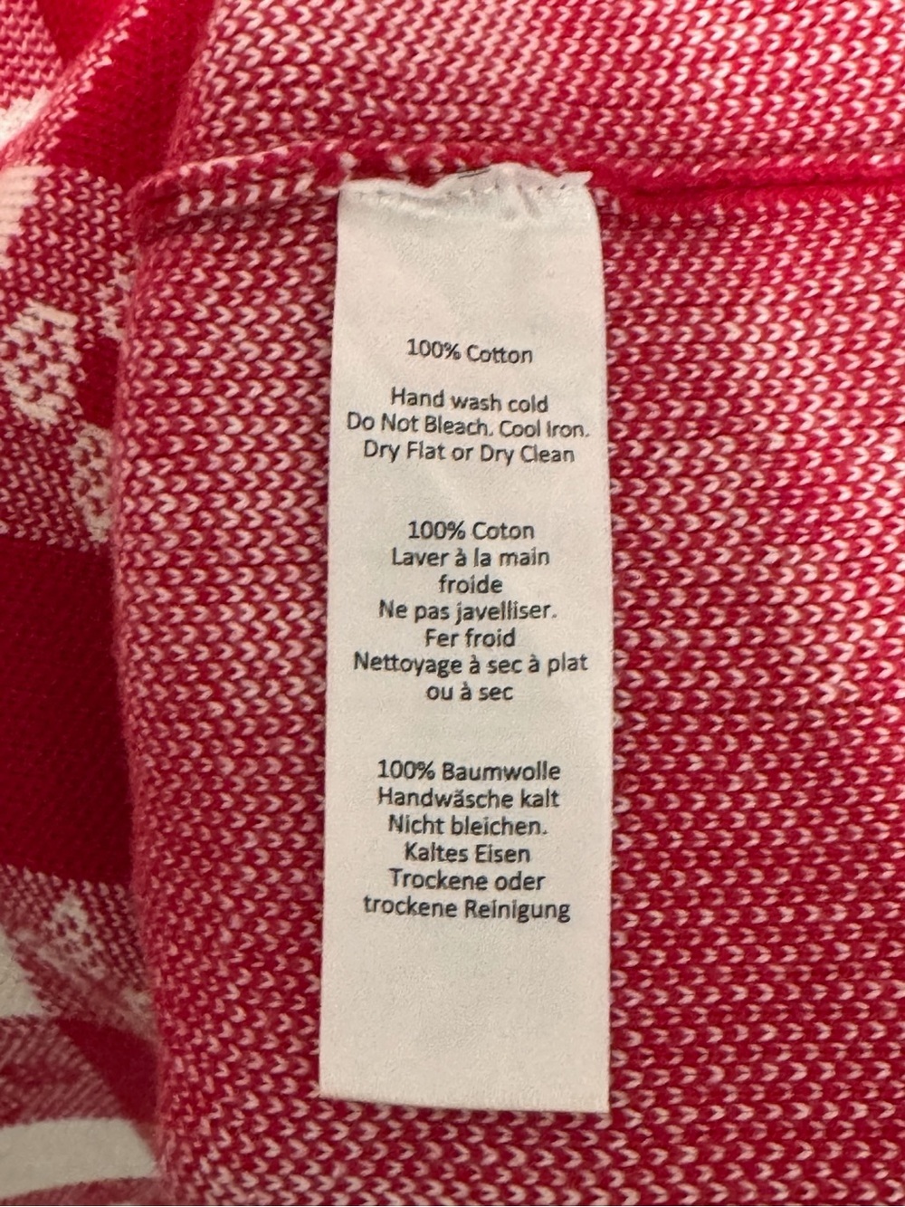 NWOT Anthropologie Rachel Antonoff Red & White Gingham Knit Mini Dress Size M - Picture 8 of 12